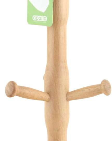 Wooden Mug Tree Stand – Beech Wood Cup Holder – Kitchen Counter Mug Storage Rack