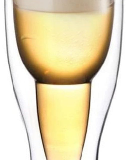 Double-Walled Insulated Beer Glass – 420ml