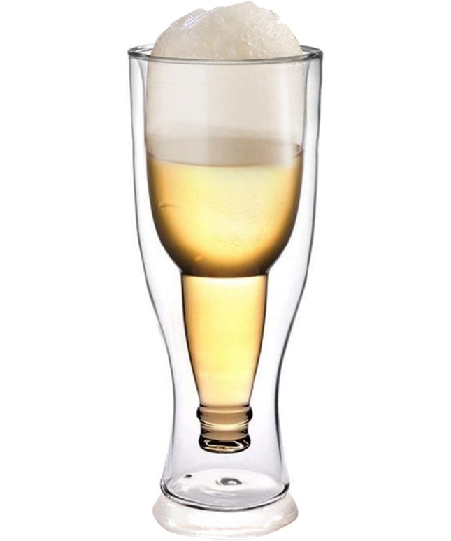 Double-Walled Insulated Beer Glass – 420ml