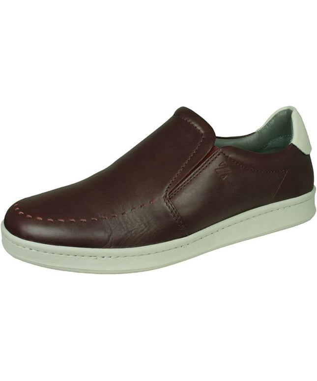 Geraldo Men’s Leather Slip-On Loafers – Brown (EU 43)