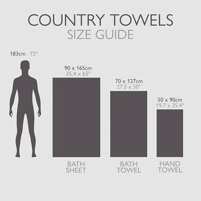 Country House Jacquard Towels Bath DUCKEGG