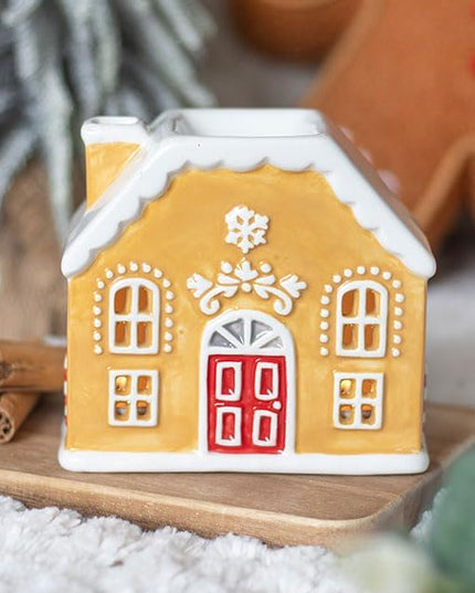 Candy Cane Gingerbread House Oil Burner and Wax Warmer
