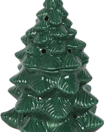 Green Fir Tree Oil Burner and Wax Warmer