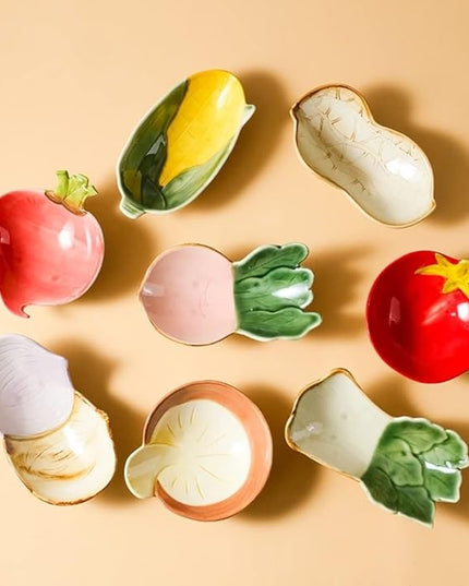 Tomato Ceramic Bowl – Cute Fruit Design Serving Bowl for Snacks, Salads & Kitchen Décor