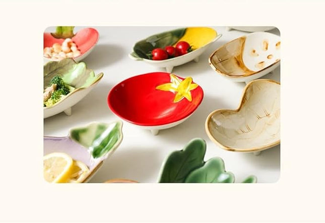 Tomato Ceramic Bowl – Cute Fruit Design Serving Bowl for Snacks, Salads & Kitchen Décor
