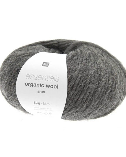 Rico Essentials Organic Wool Aran Yarn 50g – Natural Cream 001