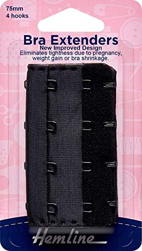 Bra Back Extenders: 75mm: Black