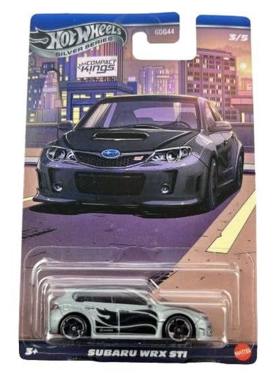 Hot Wheels Silver Series Compact Kings Subaru WRX STI 3/5 Die-Cast Car