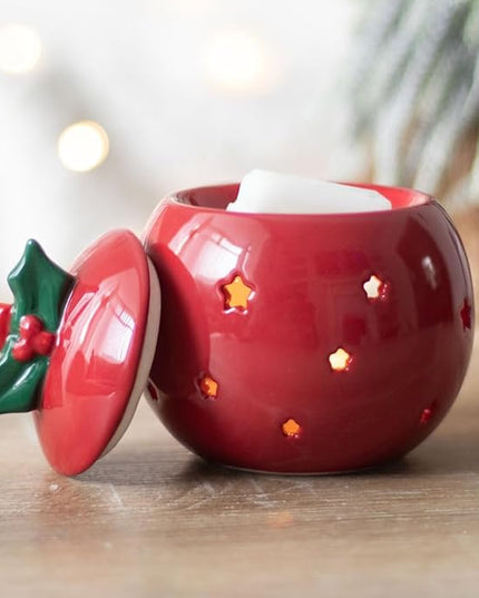 Red Bauble Oil Burner