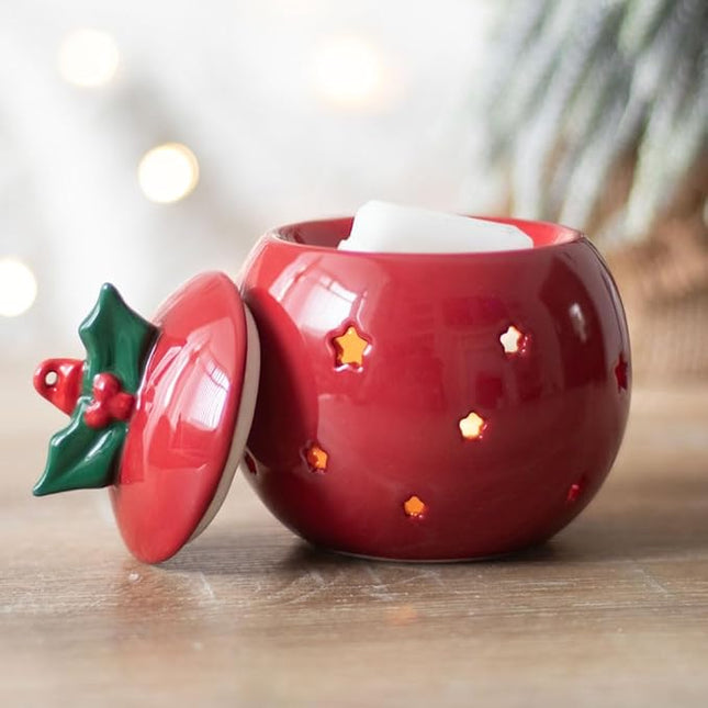 Red Bauble Oil Burner