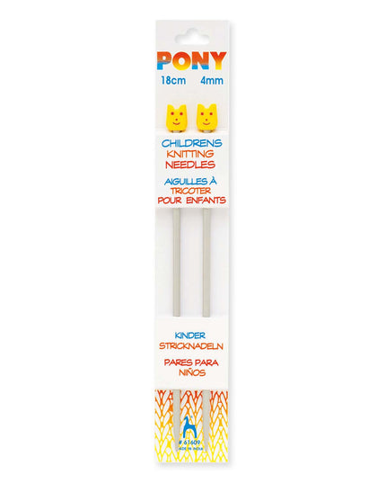 Childrens Knitting Needles 18cm X 4mm