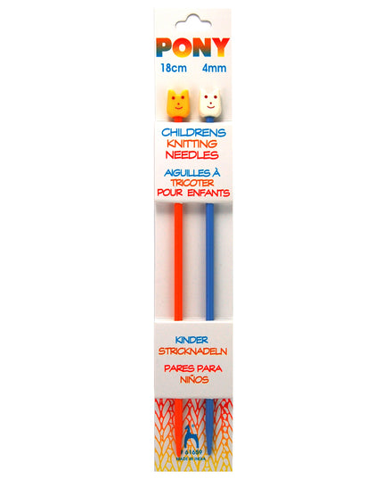 Childrens Knitting Needles 18cm X 4mm