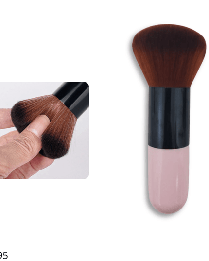 Single Pink Foundation Brush