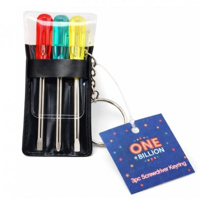 One In A Billion Mini Screwdriver Keyring Set