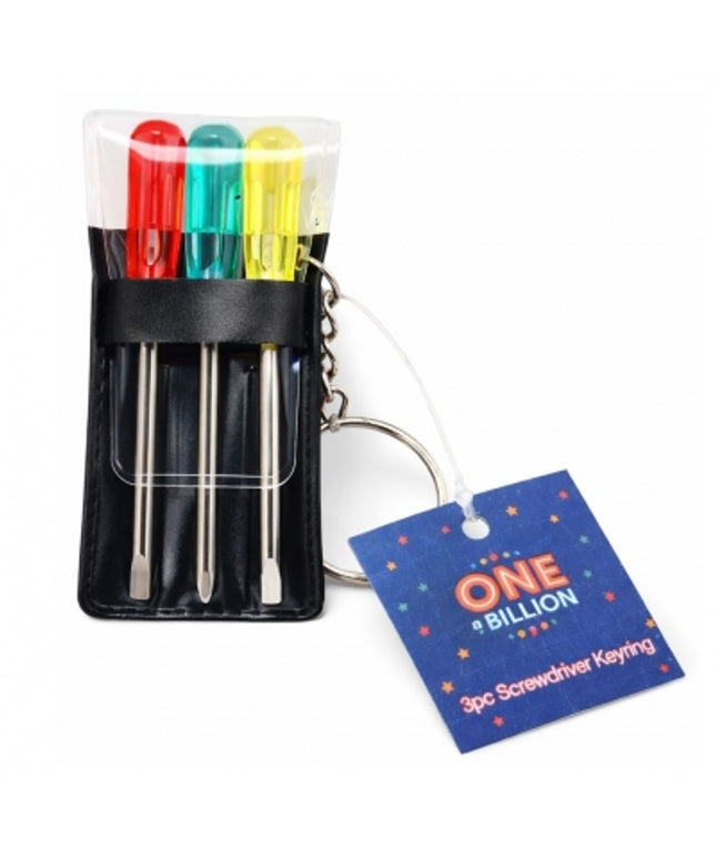 One In A Billion Mini Screwdriver Keyring Set