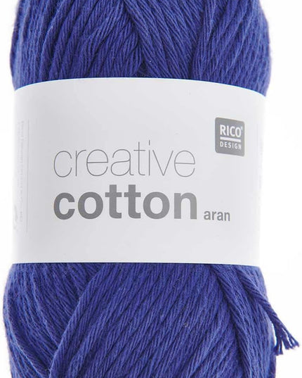 Rico Creative Cotton Aran Yarn 50g – Violet (85m)