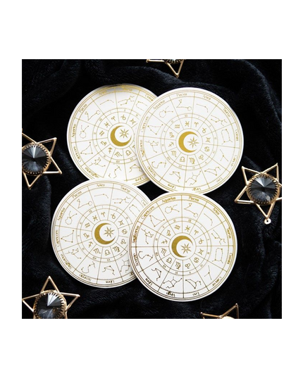 Astrology Wheel Coaster Set