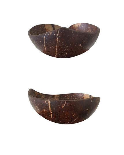 Heart shape Coconut shell bowls set of 2