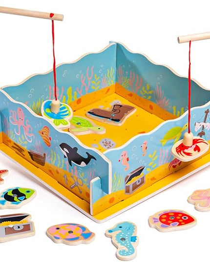 Bigjigs Magnetic Fishing Game with Base
