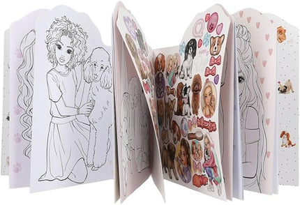 Topmodel Doggy Colouring Book Figural Kitty and Doggy