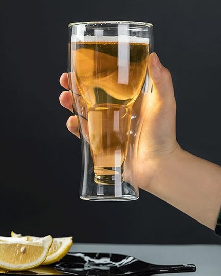 Double-Walled Insulated Beer Glass – 250ml