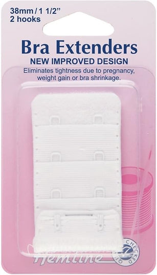 Bra Back Extenders: 38mm: White