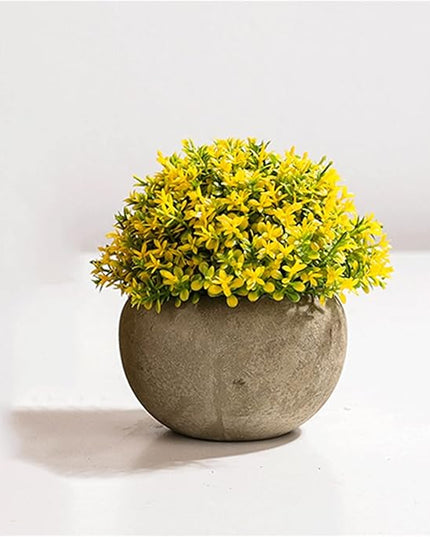 Mini Artificial Succulent Plants with Pot Decorative Plant