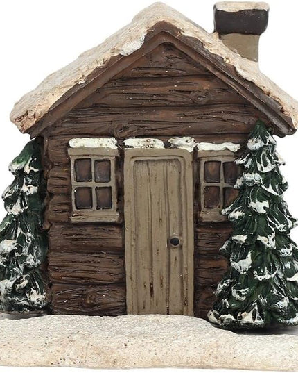 Log Cabin Incense Cone Burner
