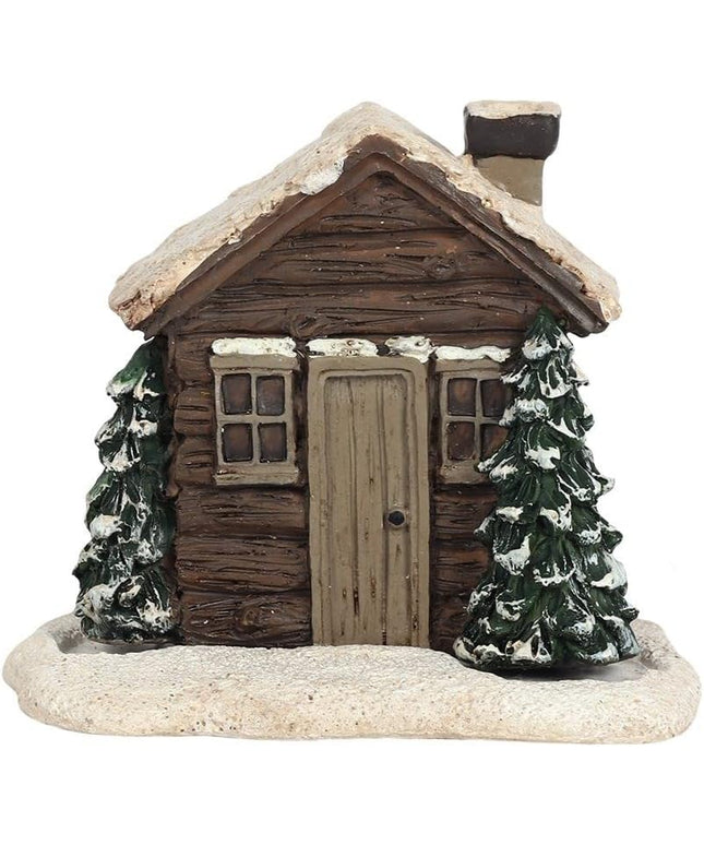 Log Cabin Incense Cone Burner