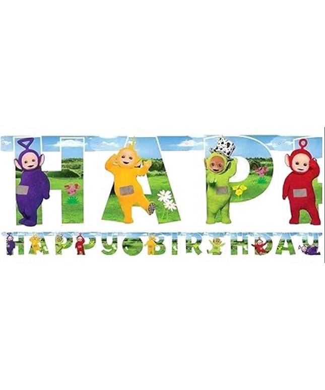 Teletubbies Birthday Party Add-an-Age Banner - 1.7m