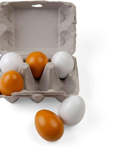 Bigjigs Six Eggs in Carton
