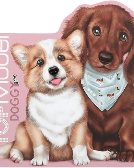 Topmodel Doggy Colouring Book Figural Kitty and Doggy