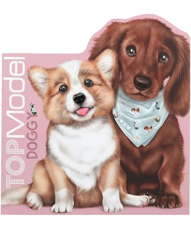 Topmodel Doggy Colouring Book Figural Kitty and Doggy