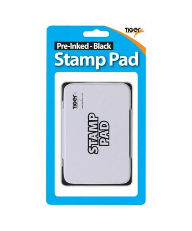 Tiger Pre-Inked Black Stamp Pad