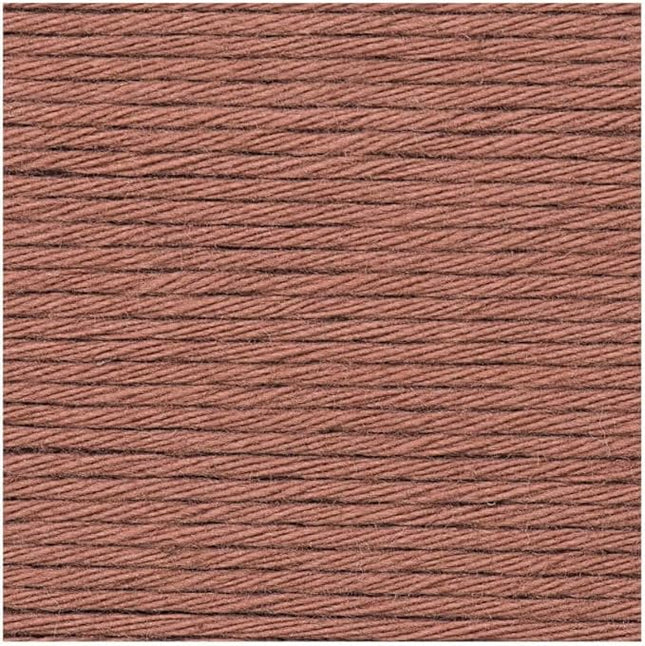 Rico Design Creative Cotton Aran Yarn – 50g Ball – 85m – Brown