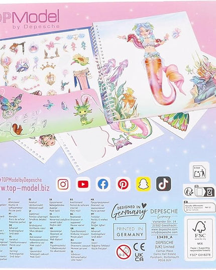 Depesche 13439 TOPModel Dress Me Up Fantasy Sticker Book