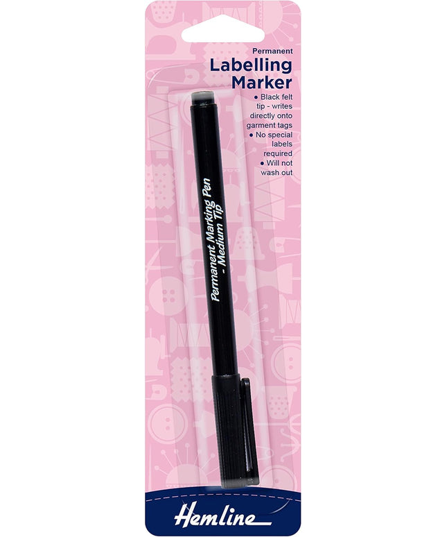 Permanent Labelling Pen: Felt Tip