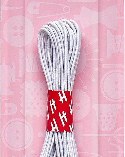 Hat Elastic: 4m x 1.3mm: White