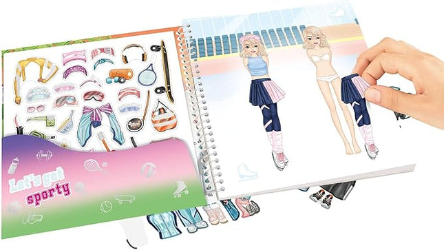 Depesche 13808 TOPModel Dress Me Up Sticker Book Sports
