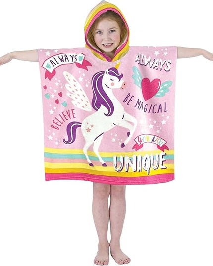 KIDS HOODED PONCHO PAL BEACH TOWELS