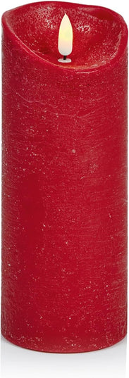 Premier Decorations Red LED Flickabrights Wax Candle Battery Operated