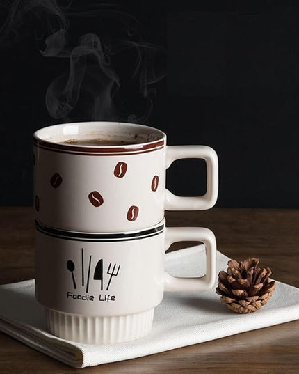 Ceramic Coffee Cup 2pcs