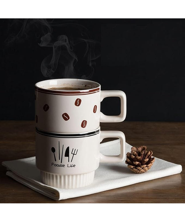 Ceramic Coffee Cup 2pcs