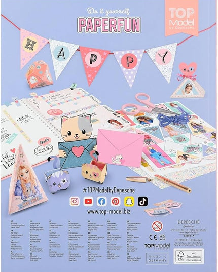 Depesche 12581 TOPModel Cutie Star DIY Paper Fun Creative Book Set