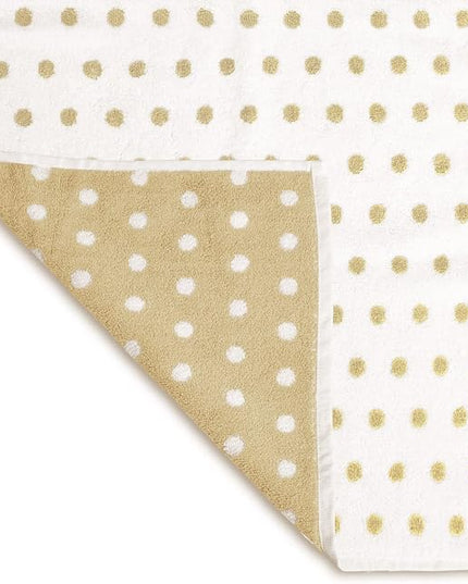 Cotton Bath Towels in Spot Design
