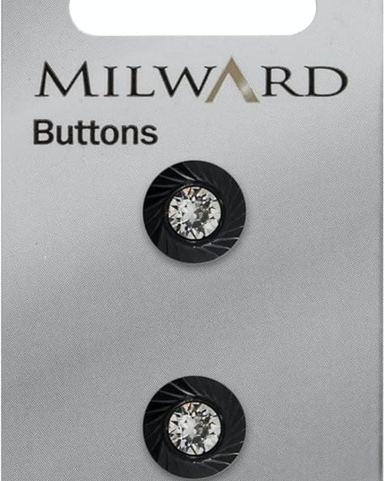 Buttons: Carded: 12mm: Pack of 2: Code M