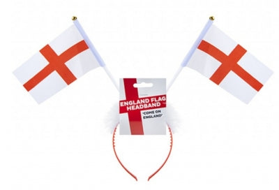 Twin St George Flags On Alice Band