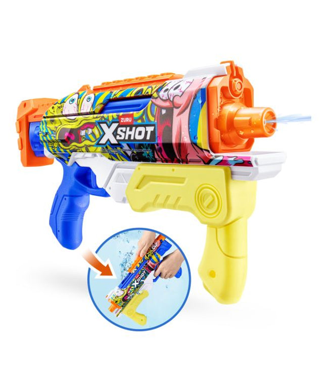XSHOT Water Spongebob Hyperload Water Blaster
