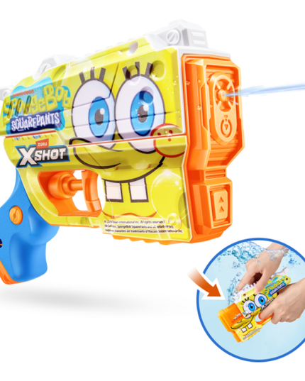 XSHOT Water Spongebob Jr Fast Fill Water Blaster