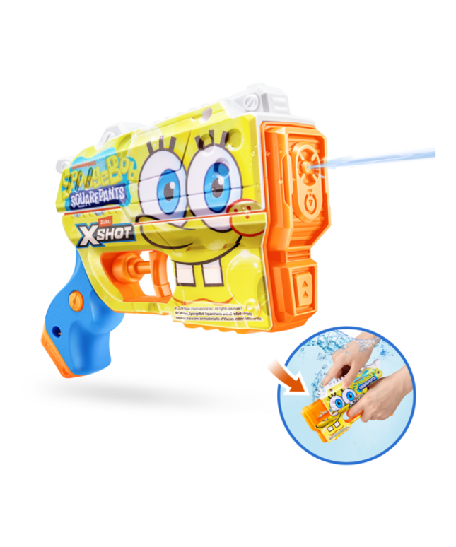 XSHOT Water Spongebob Jr Fast Fill Water Blaster